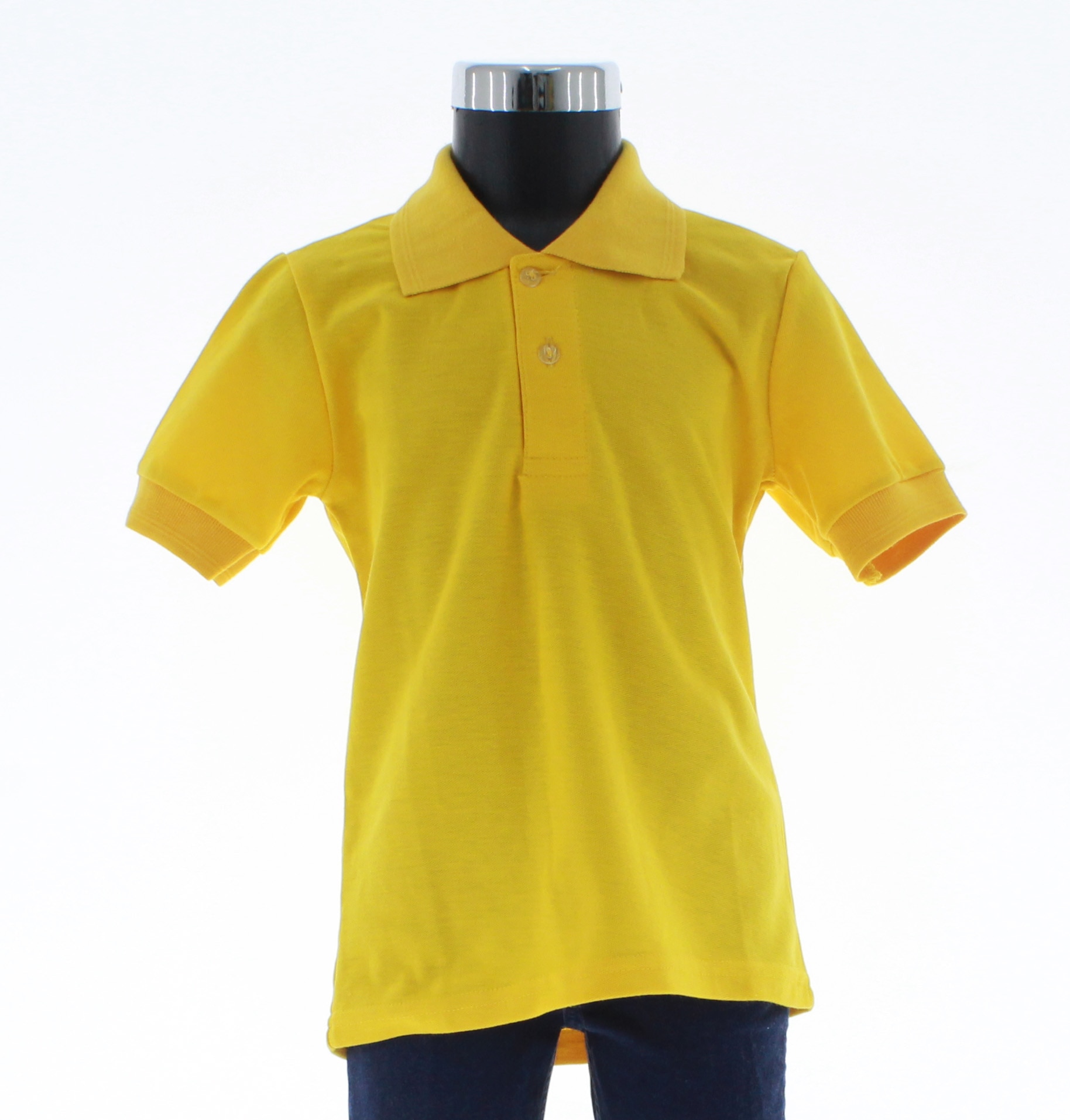 Playera discount polo amarilla