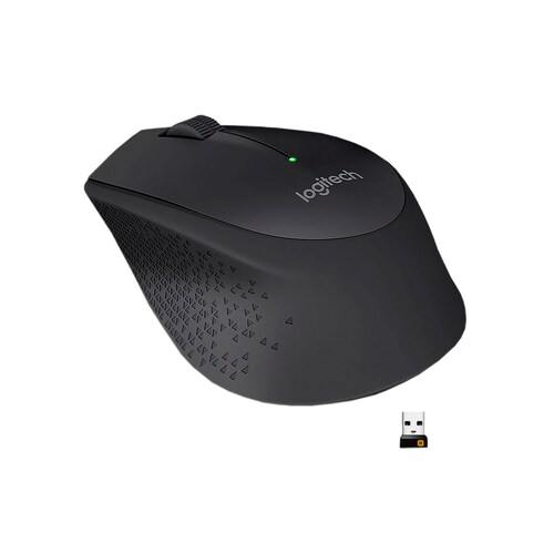 Mouse LOGITECH M280, Negro, 3 botones