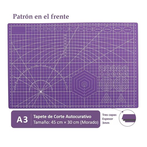 Tapete De Corte Autocicatrizante Doble Vista A3