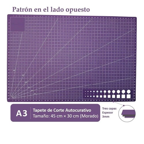 Tapete De Corte Autocicatrizante Doble Vista A3