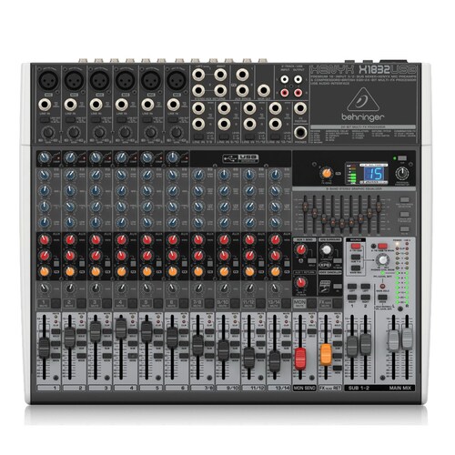 Mezcladora Análoga BEHRINGER X1832usb Xenyx 18 Canales
