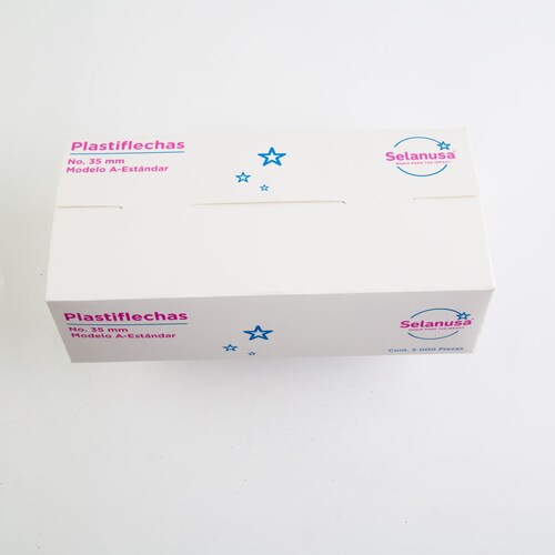 Plastiflechas Estándar Mod A 5000 Pzas 35 mm Selanusa
