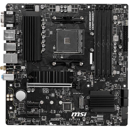 Tarjeta Madre MSI B550M PRO-VDH WIFI 4xDDR4 PCI-E USB3 Socket AM4