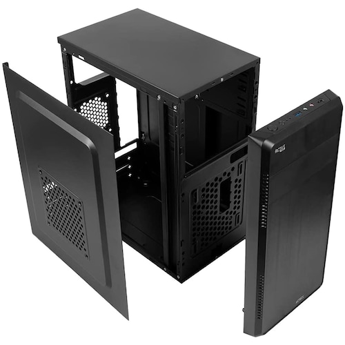 Gabinete ACTECK Kioto GC240 Micro-ATX Fuente 500W Ventilador USB3 AC-932547