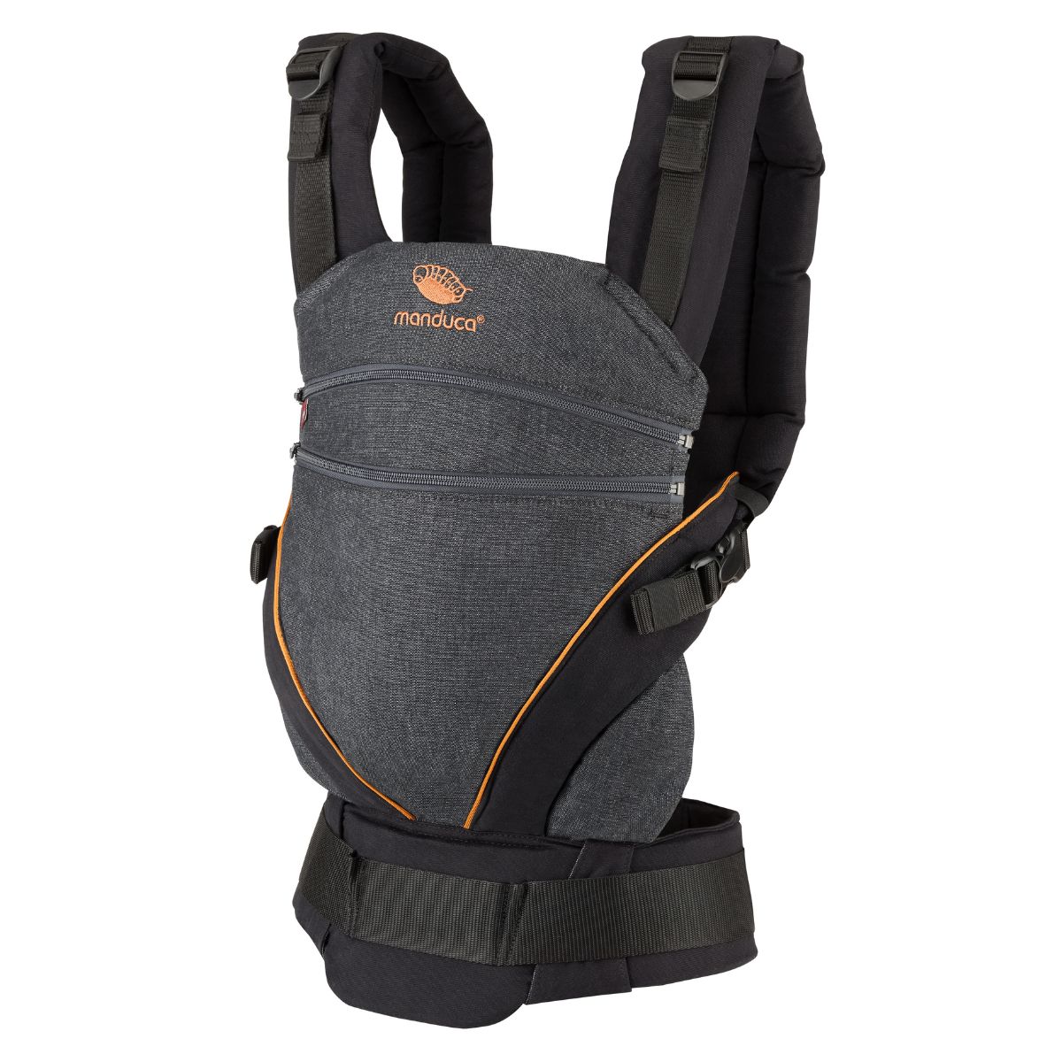 Manduca XT Denim Black Mochila Cangurera Ergonomica portabebes Evolutiva