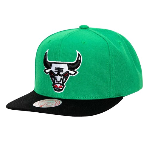 GORRA MITCHELL & NESS CHICAGO BULLS VERDE-UNISEX JS190791