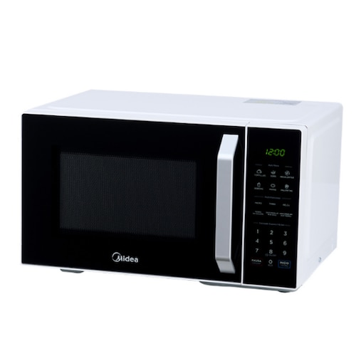 Horno De Microondas 1.1 Pies Color Negro Con Blanco Midea.