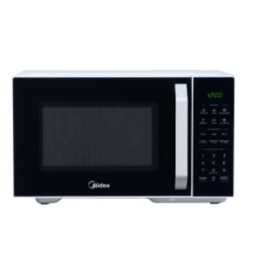 Horno De Microondas 1.1 Pies Color Negro Con Blanco Midea.