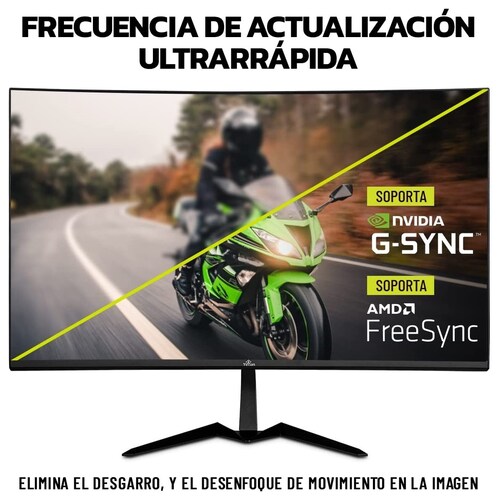 Monitor 23.8 YeYian SIGURD 2503 Gaming LED Curvo 200Hz 1ms HDMI DisplayPort Bocinas YMC-70804