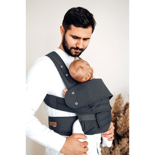 Marsupi Classic Gray Portabebés Cangurera Ergonómico