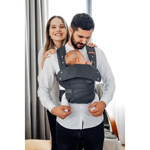Marsupi Classic Gray Portabebés Cangurera Ergonómico