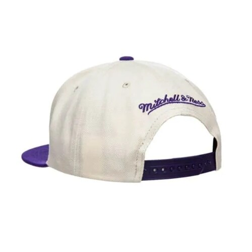 GORRA MITCHELL & NESS SNAPBACK LOS LAKERS BLANCO JS190784