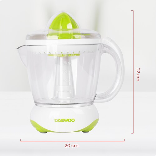 Exprimidor de cítricos Daewoo DJE-5563 con capacidad de 1L.