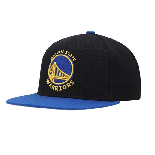 GORRA MITCHELL & NESS SNAPBACK WARRIOS NEGRO NL99Z