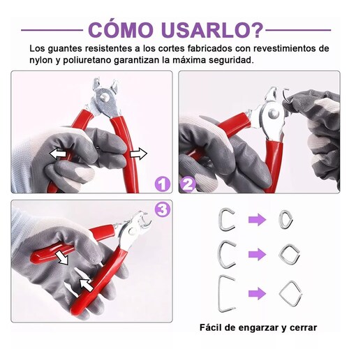 Alicate Y Anillos De Cerdo Galvanizado 360 Unidades