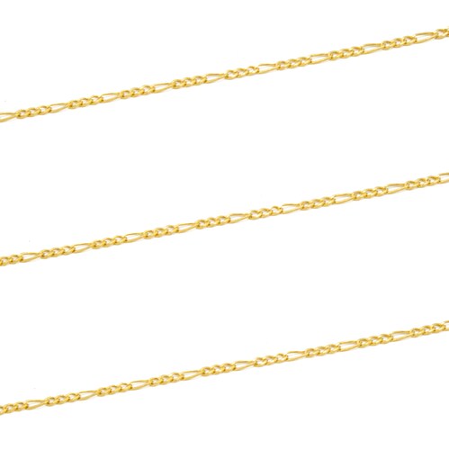Cadena 40 cm x 1 mm Oro 14 Kilates.