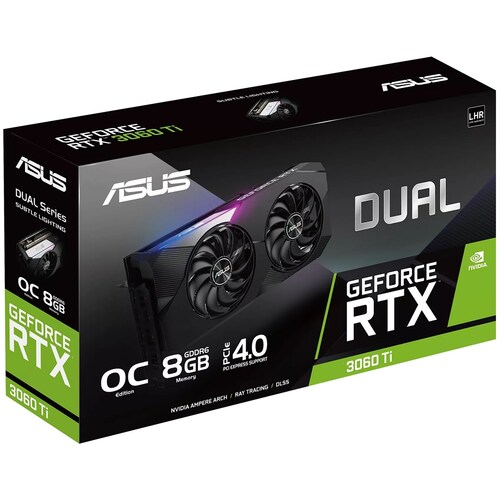 Tarjeta De Video Nvidia Asus Dual RTX 3060 Ti V2 OC 8GB GeForce GDDR6 DUAL-RTX3060TI-O8G-V2