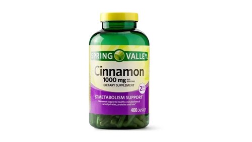 Canela 1000mg Spring Valley Cinnamon Baja Colesterol 
