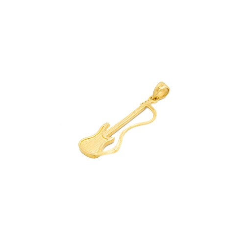Dije Guitarra Música 2 Oros en Oro 14 Kilates.