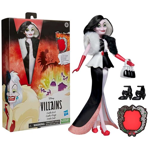 Muñeca Hasbro Cruella Devil F4563 Disney Villanos