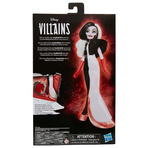 Muñeca Hasbro Cruella Devil F4563 Disney Villanos