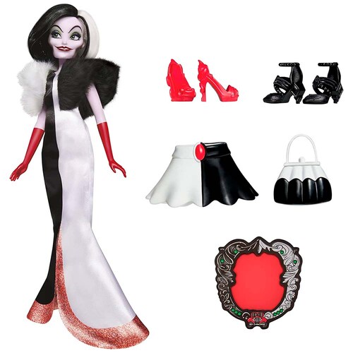 Muñeca Hasbro Cruella Devil F4563 Disney Villanos