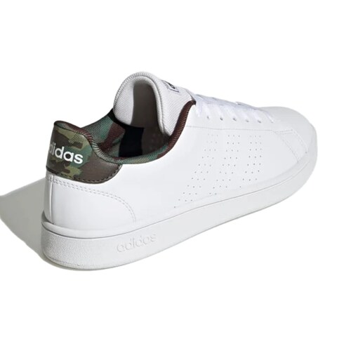 TENIS ADIDAS ADVANTAGE BASE BLANCO-VERDE CAMUFLAJE CABALLERO GW9283 