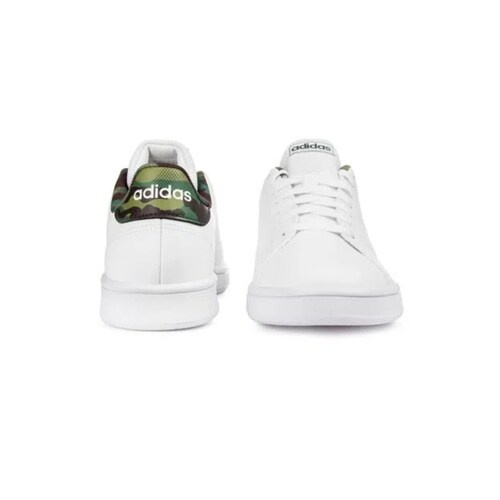TENIS ADIDAS ADVANTAGE BASE BLANCO-VERDE CAMUFLAJE CABALLERO GW9283 