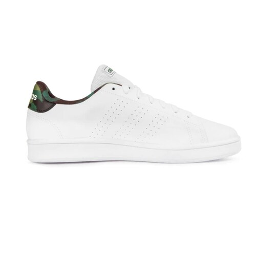 TENIS ADIDAS ADVANTAGE BASE BLANCO-VERDE CAMUFLAJE CABALLERO GW9283 