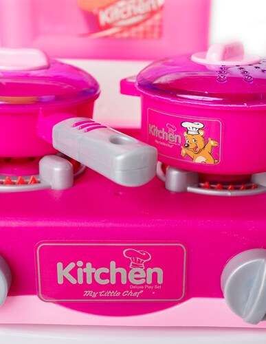 Set de cocina juguete Simulation Kitchen 65 piezas con luz y sonido
