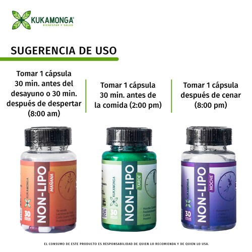 Tratamiento Non Lipo - 30 Cápsulas