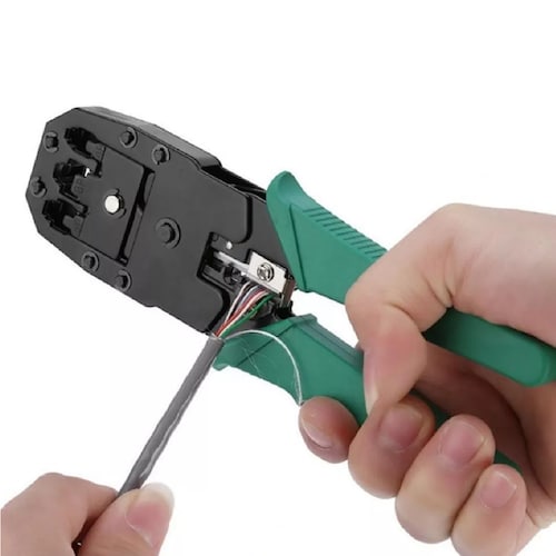 Pinza Ponchadora 3 Es 1 Rj45 Rj11 Rj12 Pelador