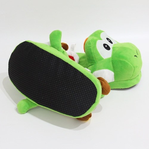 Pantuflas De Yoshi Verde Super Mario Bros Unitalla 22-25 Cm
