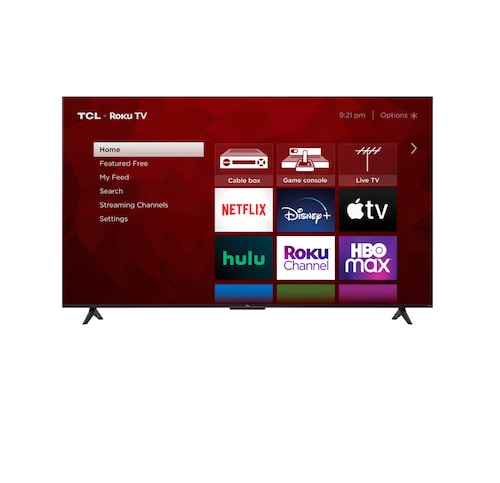Pantalla TCL 50 pulgadas  serie 4K 50s455 2022 Color Negro
