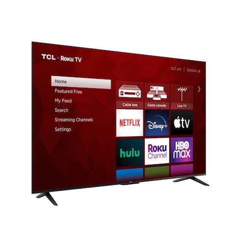 Pantalla TCL 50 pulgadas  serie 4K 50s455 2022 Color Negro