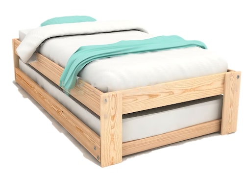 Cama Canguro Individual Base Doble Movil