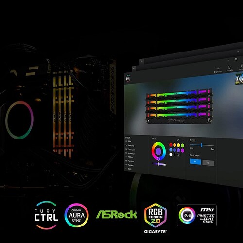 Memoria Ram DDR4 Kingston FURY Renegade RGB 3200MHz 16GB PC4-25600 KF432C16RB1A/16