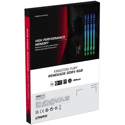 Memoria Ram DDR4 Kingston FURY Renegade RGB 3200MHz 16GB PC4-25600 KF432C16RB1A/16