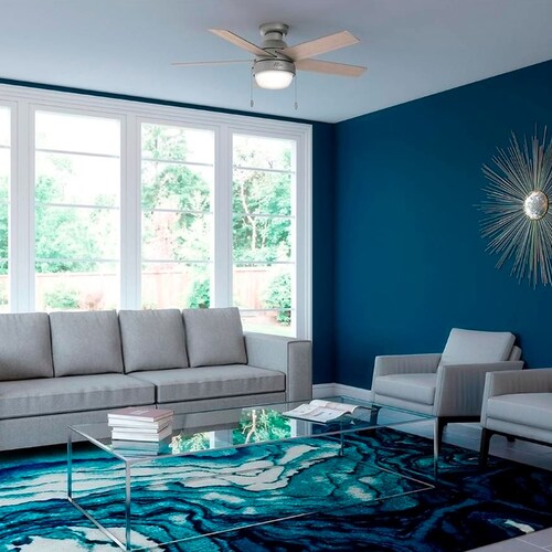 Ventilador de Techo de 48'' Hunter 59300, con 3 Velocidades y 5 Aspas Reversibles