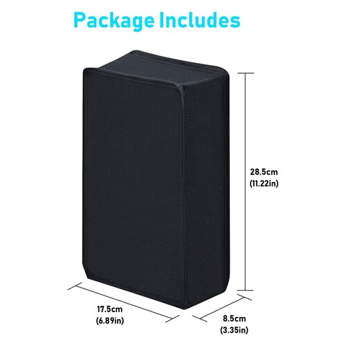 Funda Consola Protectora Tela Negra con Compatible Xbox Series S