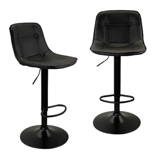 2 Bancos para barra de cocina bar altura ajustable giratorio Punto y Compra D102