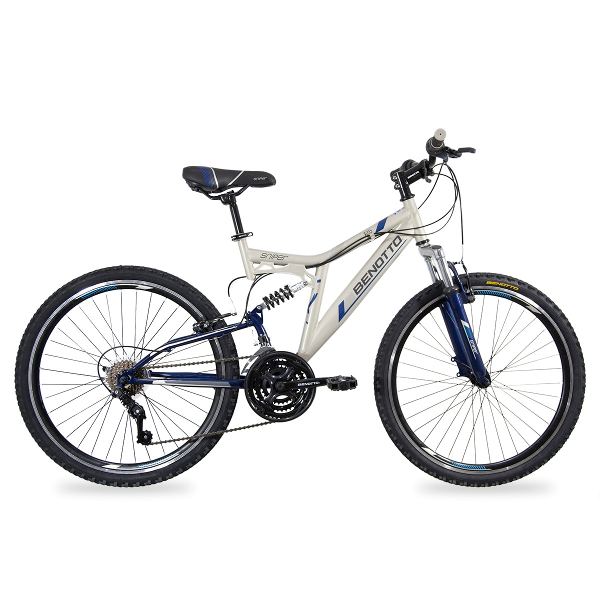 Bicicleta BENOTTO Montaña SNIPER R26 Acero 21V. Negro Hombre