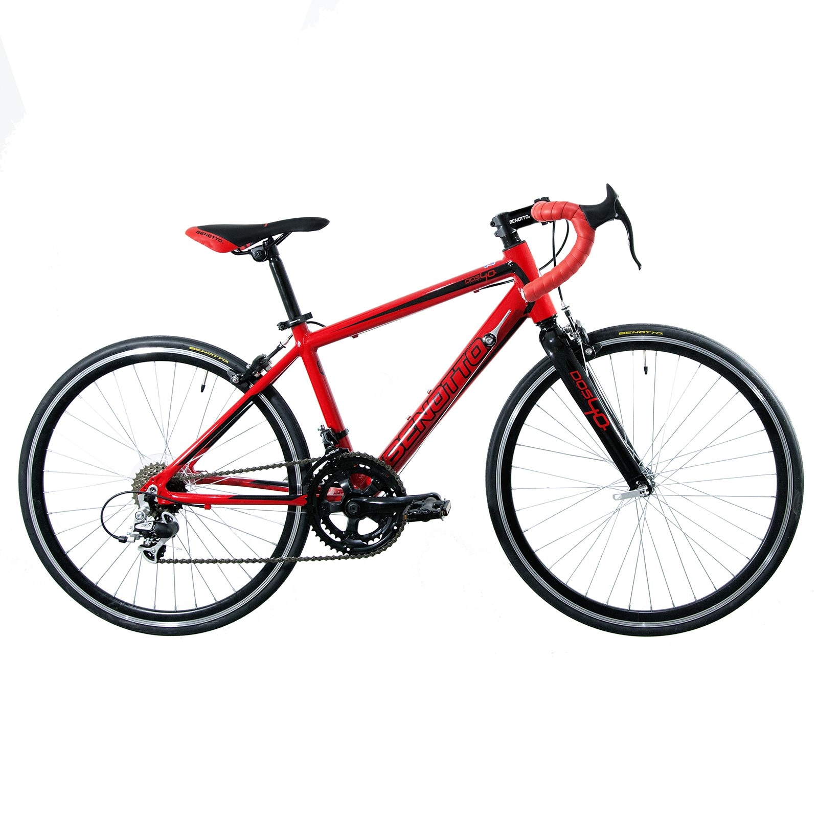 Bicicleta BENOTTO Ruta DOS40 R24 Aluminio 14V. Rojo Negro