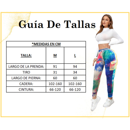 Pants Mujer Casual Jogger Dama Tie Dye Leggins Gym Deporte