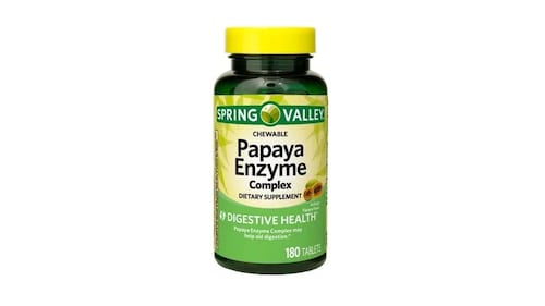 Enzimas Digestivas Enzima De Papaya 100cap Papaina Spring Valley