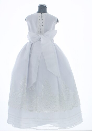 Vestido Blanco Primera Comunión o Ceremonia  6 a 16 años 3360.