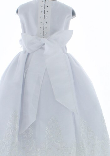 Vestido Blanco Primera Comunión o Ceremonia  6 a 16 años 3360.
