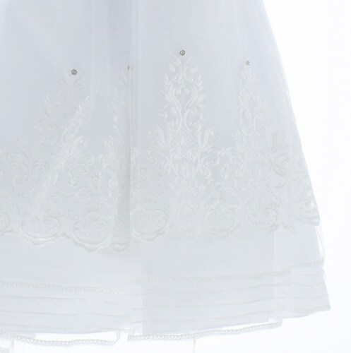 Vestido Blanco Primera Comunión o Ceremonia  6 a 16 años 3360.