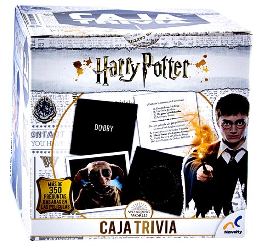 Juego de Mesa, Trivia Edición Especial Harry Potter, Con 189 Tarjetas Con 350 Preguntas, Solo Conocedores