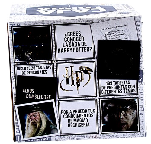 Juego de Mesa, Trivia Edición Especial Harry Potter, Con 189 Tarjetas Con 350 Preguntas, Solo Conocedores